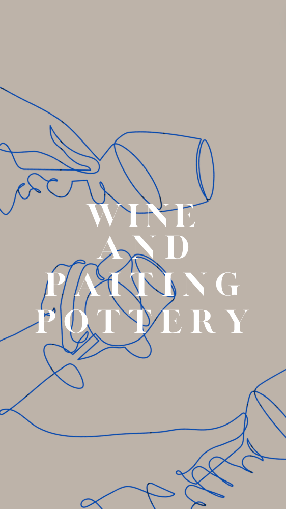 Wine and Painting Pottery - 19 de Abril - 18h - 20h