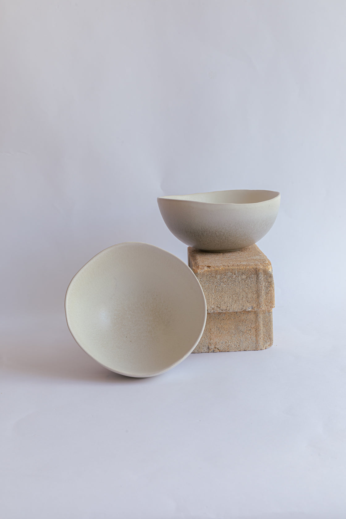 Bowl orgânico Cru e Cinza