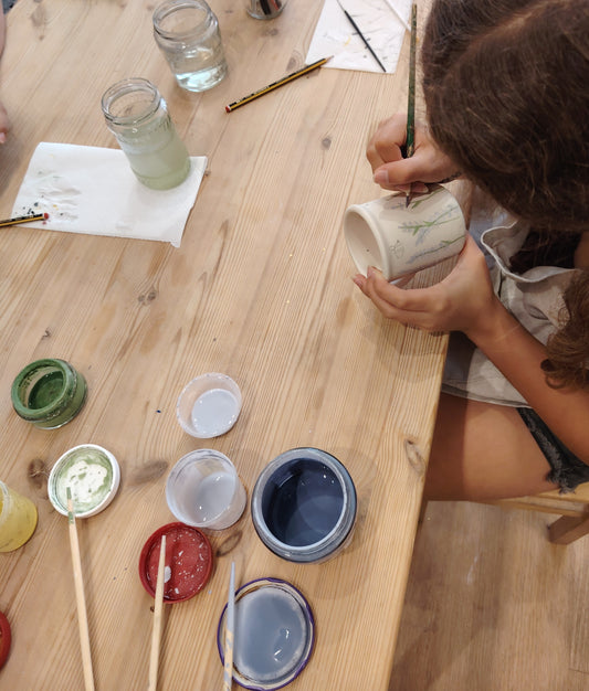 Workshop Criança - Pintura de caneca - 04 de Agosto - 10h30 às 12h