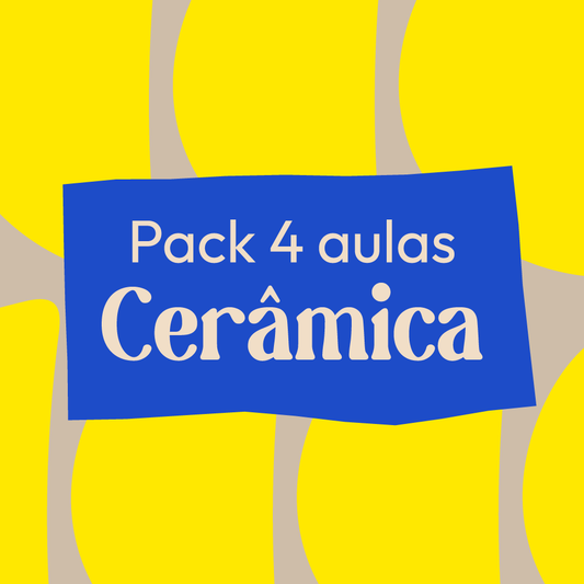 Pack de 4 Aulas - Cerâmica
