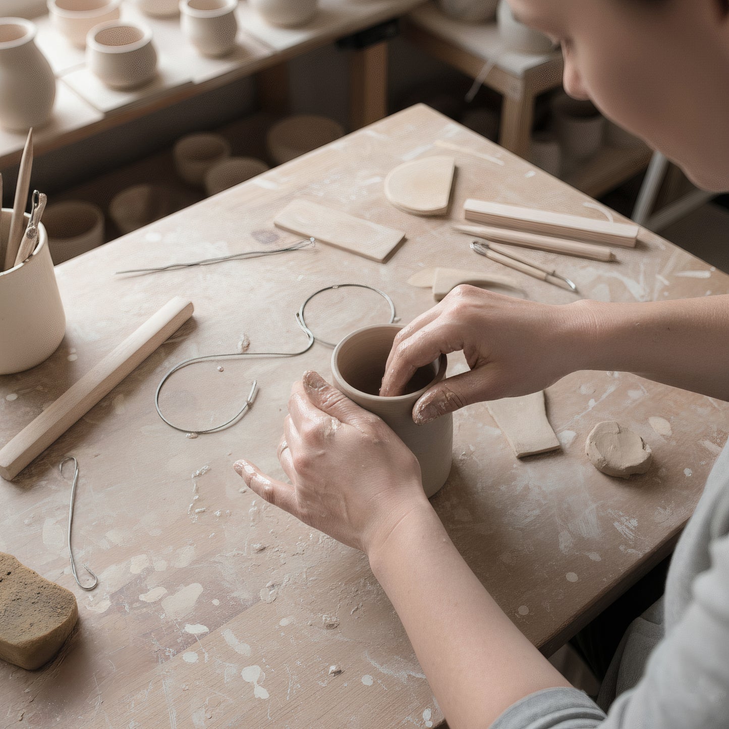 Pack de 4 Aulas - Cerâmica